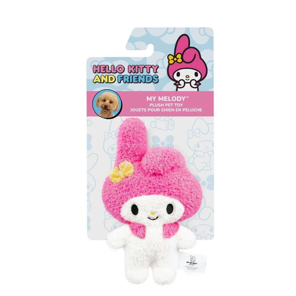 🆕 Hello Kitty and Friends - My Melody Dog Crinkle Squeaker Plush Toy